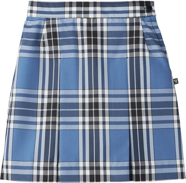 Stitched-Down Kick Pleat Skirt