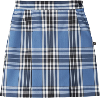 Stitched-Down Kick Pleat Skirt