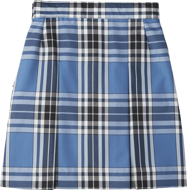 Stitched-Down Kick Pleat Skirt